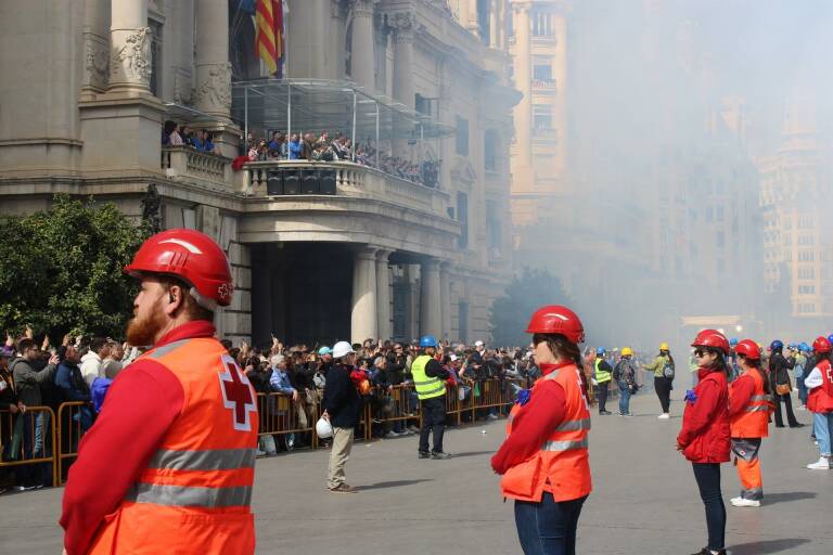 Cruz Roja Atiende A 1.008 Personas Durante El Dispositivo De Fallas 2023 En València -Foto:  CRUZ ROJA