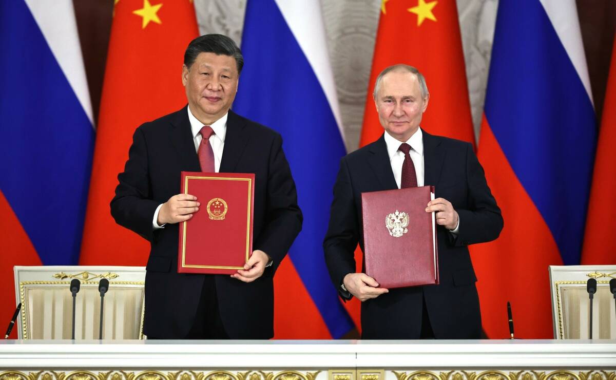 Xi Jinping y Vladimir Putin. Foto: KREMLIN/DPA