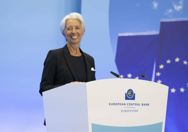 Christine Lagarde, presidenta del BCE. Foto: Boris Roessler / dpa