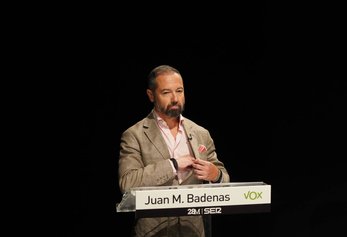 Juanma Badenas (Vox). Foto: EDUARDO MANZANA