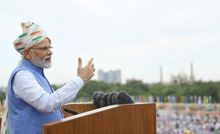 El primer ministro hindú, Narendra Modi. Foto: PRESS INFORMATION BUREAU/PIB PHO/DPA 