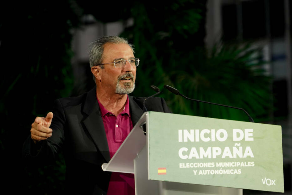 Carlos Flores Juberías (Vox). Foto: EDUARDO MANZANA