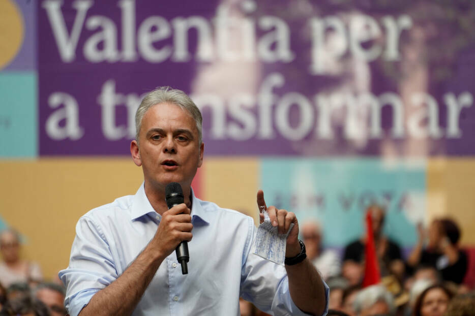 Héctor Illueca (Podem-EU). Foto: EDUARDO MANZANA