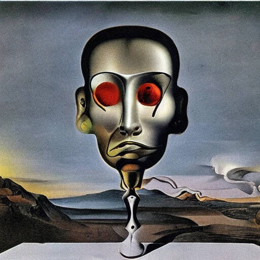 Obra creada por una inteligencia artificial “al modo de Dalí"