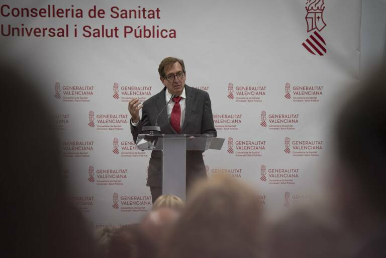 El conseller de Sanidad, Miguel Mínguez. Foto: EUROPA PRESS