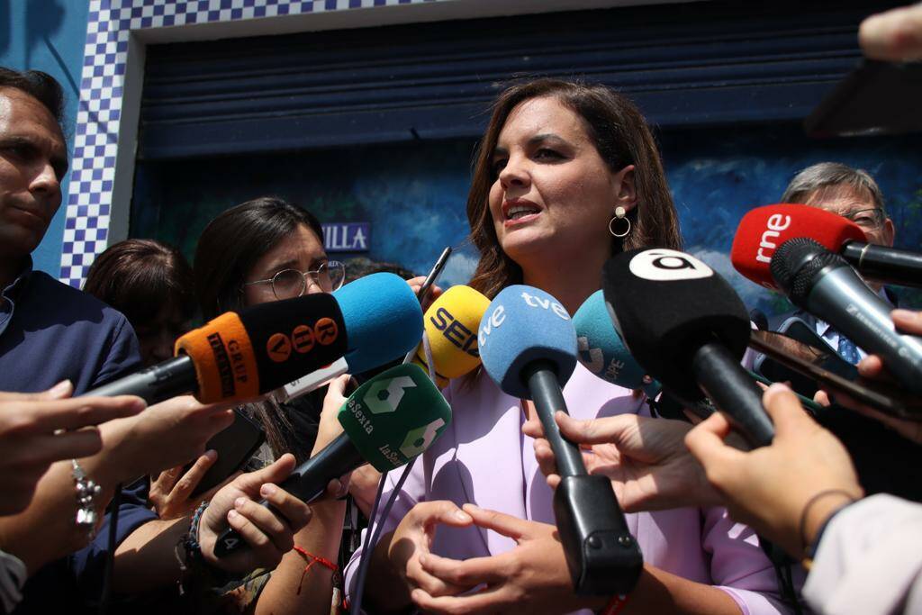 Sandra Gómez, en declaraciones este miércoles. Foto: PSPV