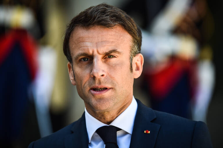 Emmanuel Macron. Foto: EUROPA PRESS/CONTACTO/MATTHIEU MIRVILLE 