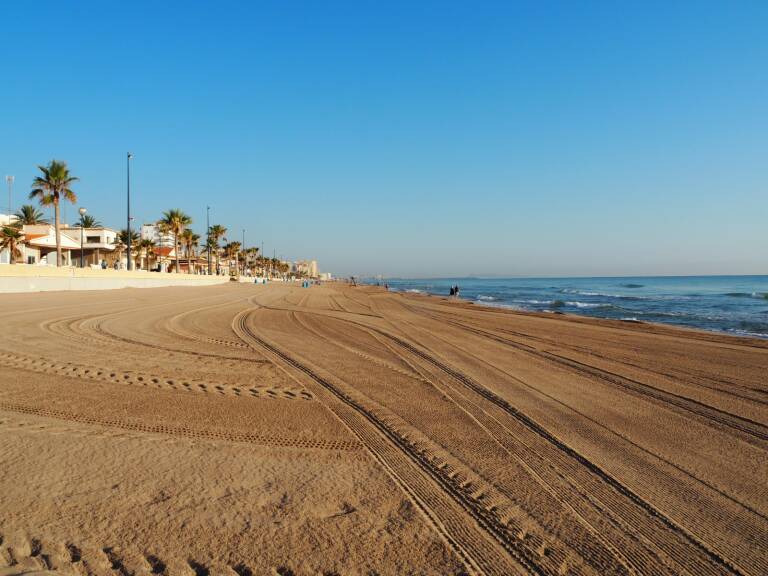 Playa de Miramar. Foto: Ajuntament de Miramar
