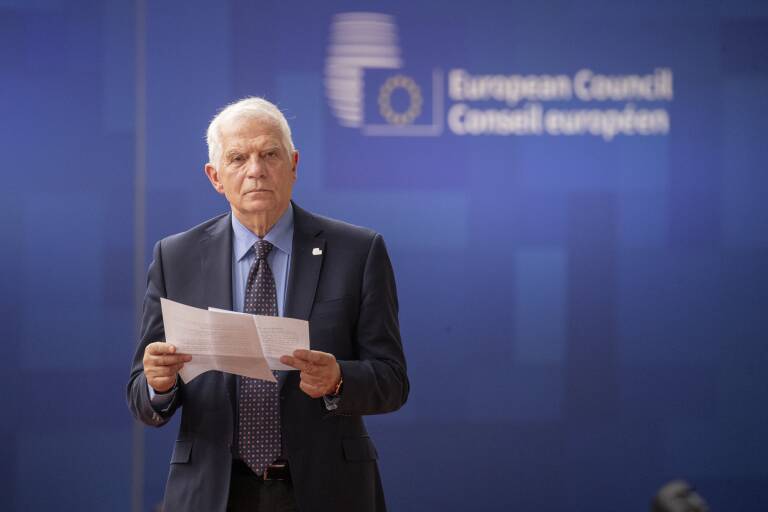 Josep Borrell. Foto: EUROPA PRESS/CONTACTO/NICOLAS MAETERLINCK