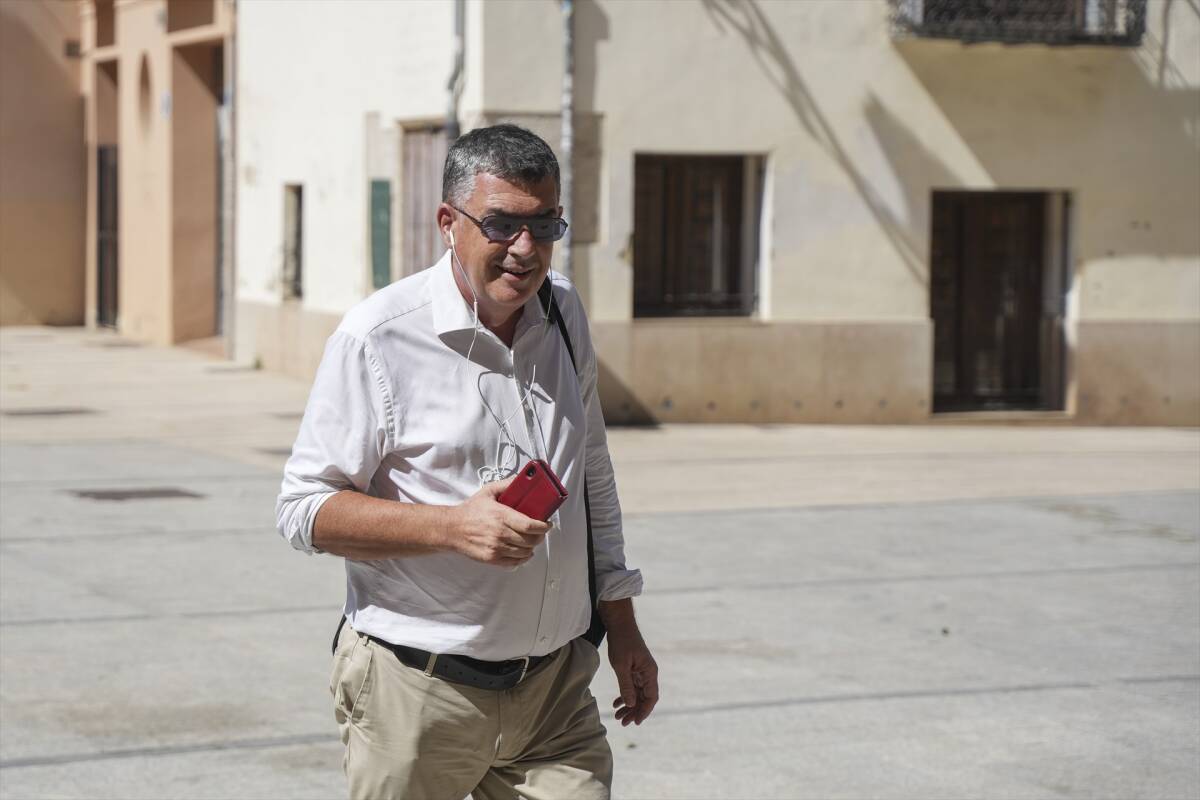 Enric Morera, antes de la ejecutiva del pasado martes. Foto: JORGE GIL/EP