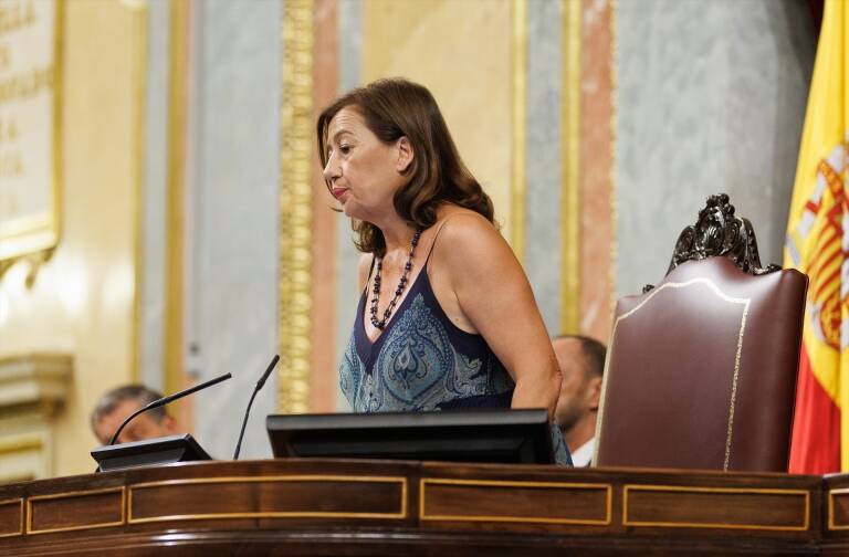 La presidenta del Congreso, Francina Armengol. Foto: EDUARDO PARRA/EP