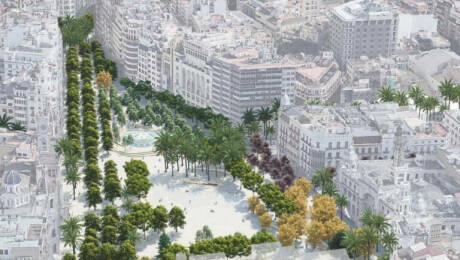 Plaza del Ayuntamiento de Valencia Proyecto Renatura