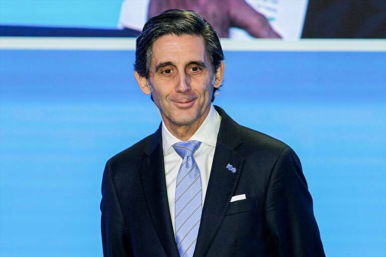El presidente de Telefónica, José Maria Álvarez-Pallete. Foto: AFP7