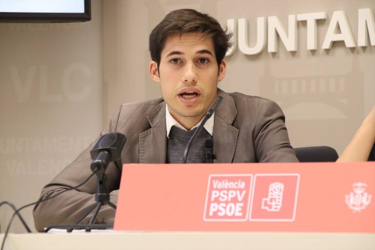 Borja Sanjuán, en una imagen de archivo. Foto: PSPV-PSOE AYUNTAMIENTO DE VALÈNCIA