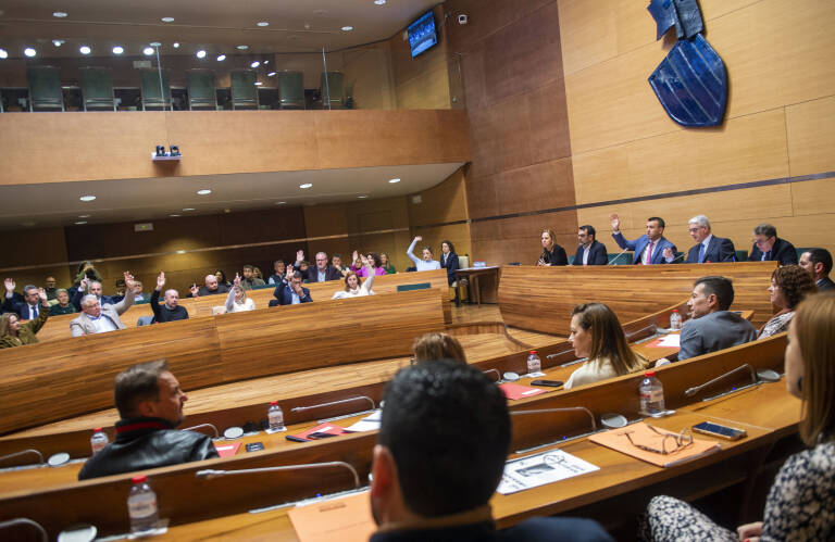 Pleno de la Diputación de València. Foto: Diputación de València