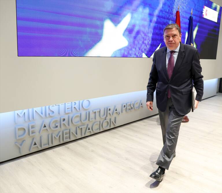 El ministro de Agricultura, Pesca y Alimentación, Luis Planas. Foto: MARTA FERNÁNDEZ/EP