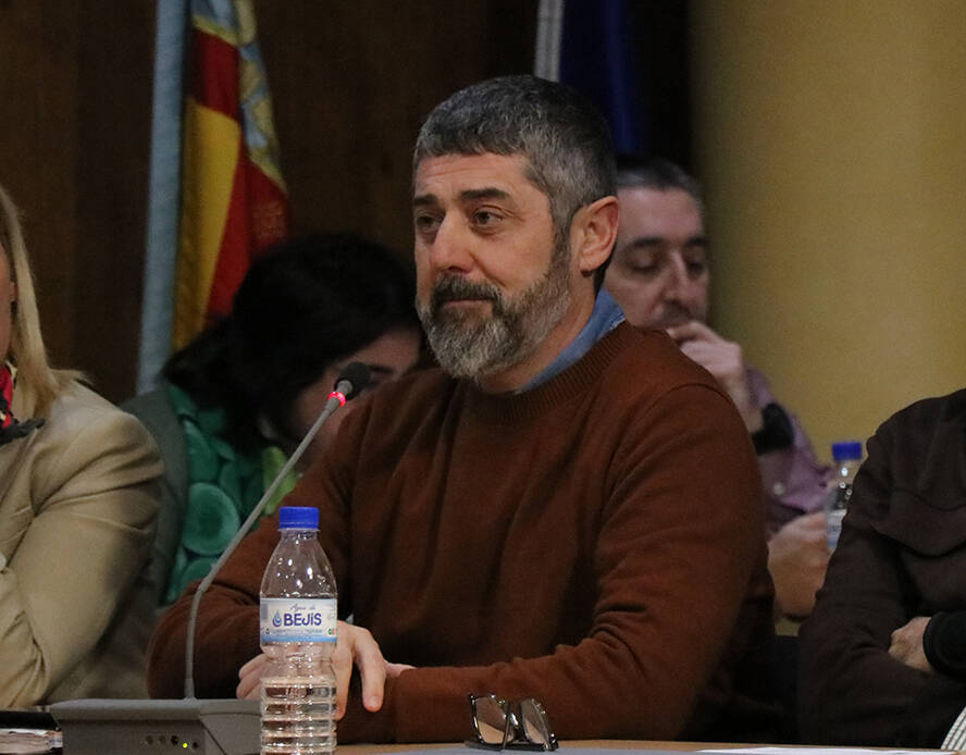Manolo González, concejal de Iniciativa Porteña. Foto: Ajuntament de Sagunt