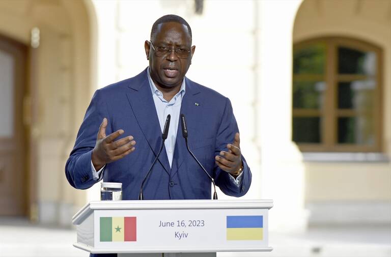 El presidente de Senegal, Macky Sall. Foto: EUROPA PRESS