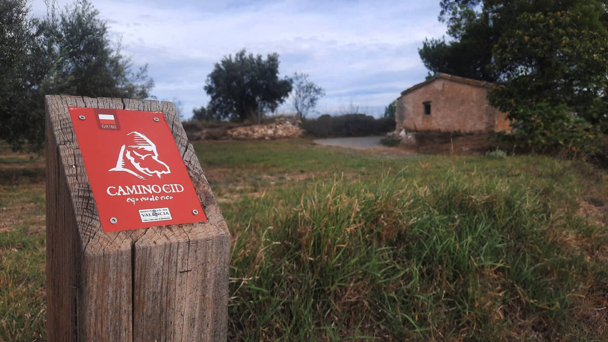 Señal del Camino del Cid. Foto: GVA