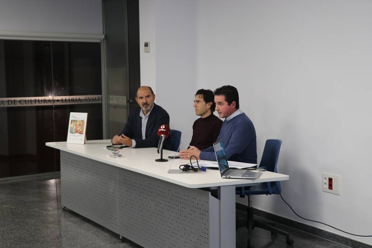 Rafael Valcárcel, Joanma Miguel y Paco García en la presentación del proyecto. Foto: Ajuntament de Llíria