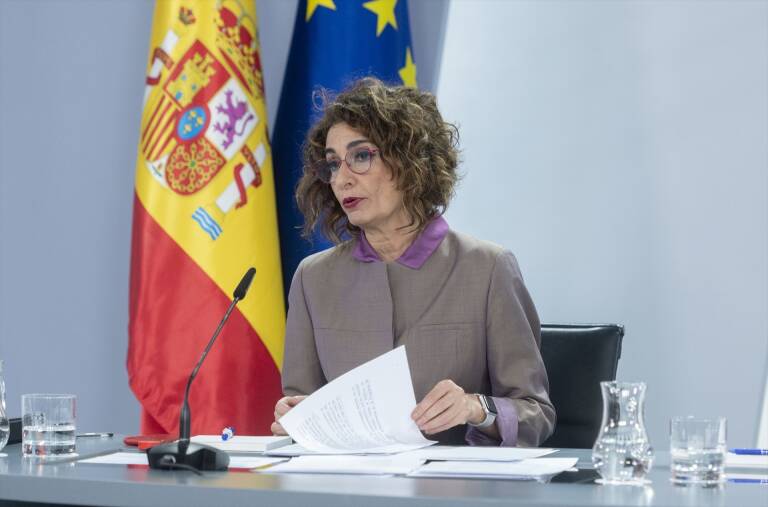 La ministra de Hacienda, María Jesús Montero. Foto: ALBERTO ORTEGA/EP