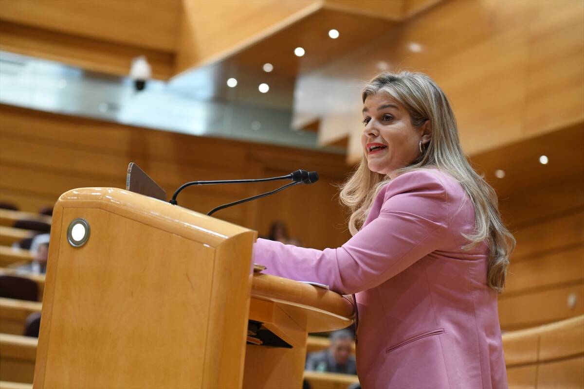 La senadora del PP Eva Ortiz. Foto: FERNANDO SÁNCHEZ/EP