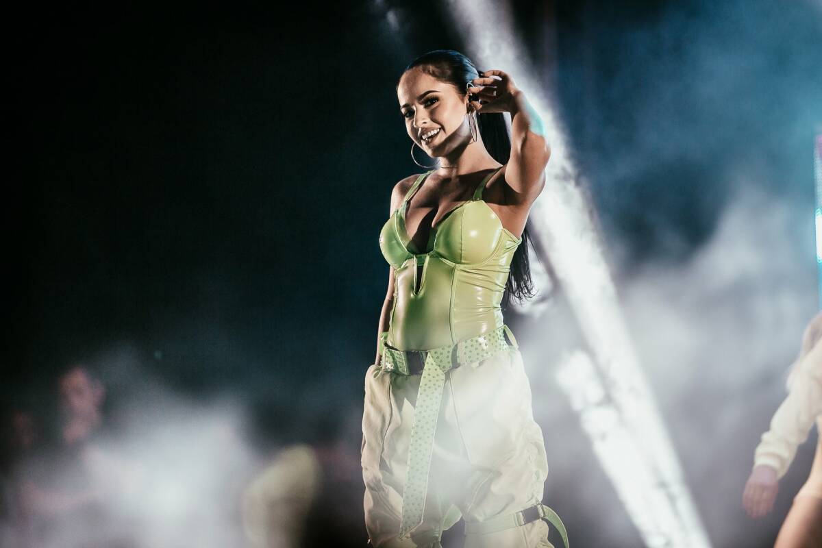 Becky G durante el Fen Festival de 2019