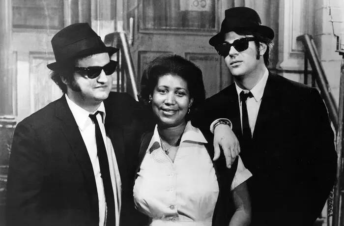 Blues Brothers con Aretha Franklin